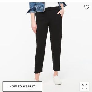 J Crew NWT Black Jamie Pant Women Size 4